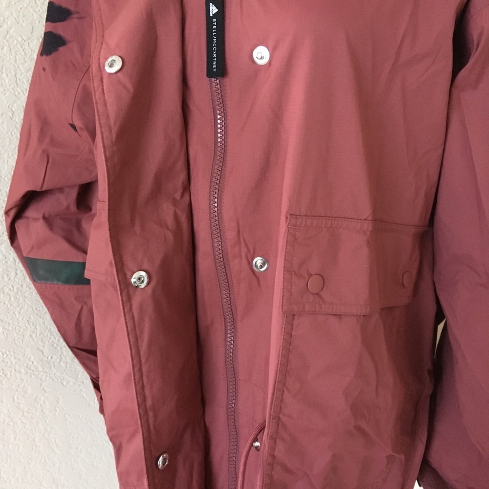 Stella McCartney Jacket Windbreaker for Adidas Stylish Athletic Jacket new w tag - Picture 8 of 13